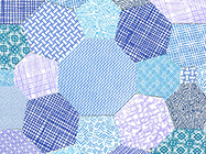 Security Envelope Collage Blue Detail